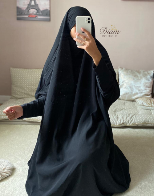 JILBAB 2 PIÈCES MANCHES LYCRA