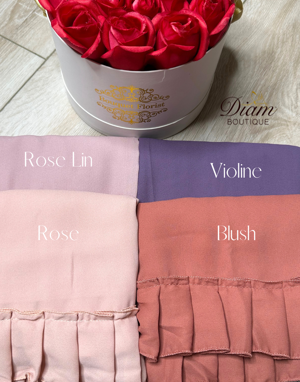 HIJAB FROUFROU QUEEN CREPE