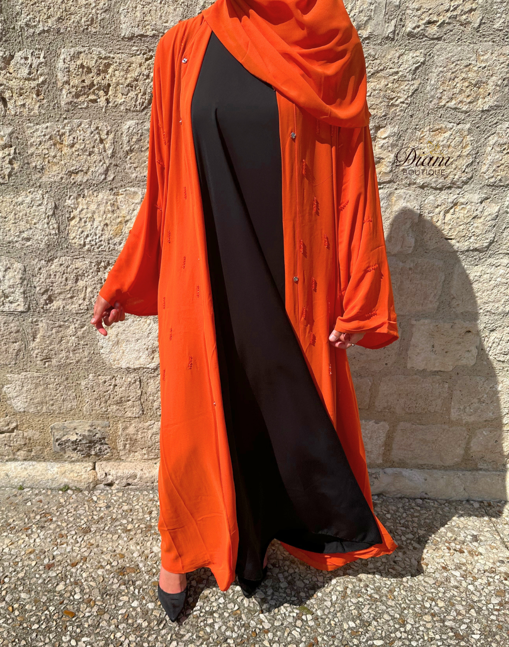 ABAYA AMI ORANGE