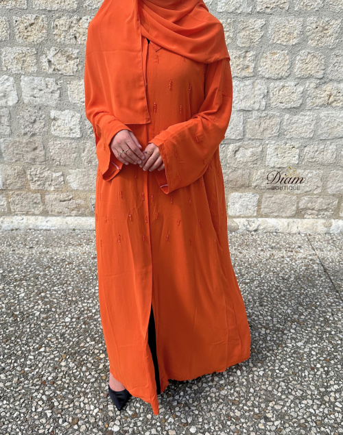 ABAYA AMI ORANGE