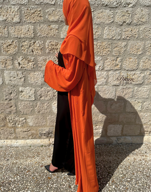 ABAYA AMI ORANGE