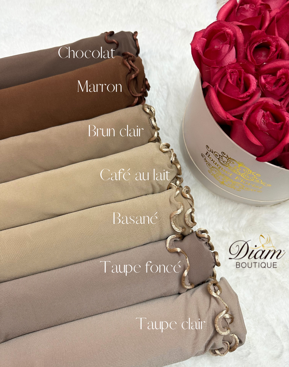 HIJAB SANDY ONDULÉS (Jersey luxe premium)