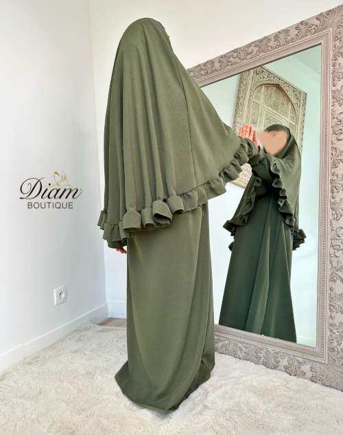 ABAYA ENFANT & KHIMAR À FROUFROU
