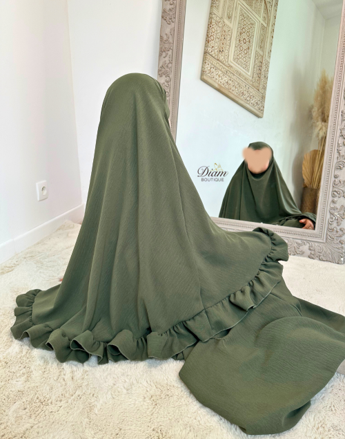 ABAYA ENFANT & KHIMAR À FROUFROU