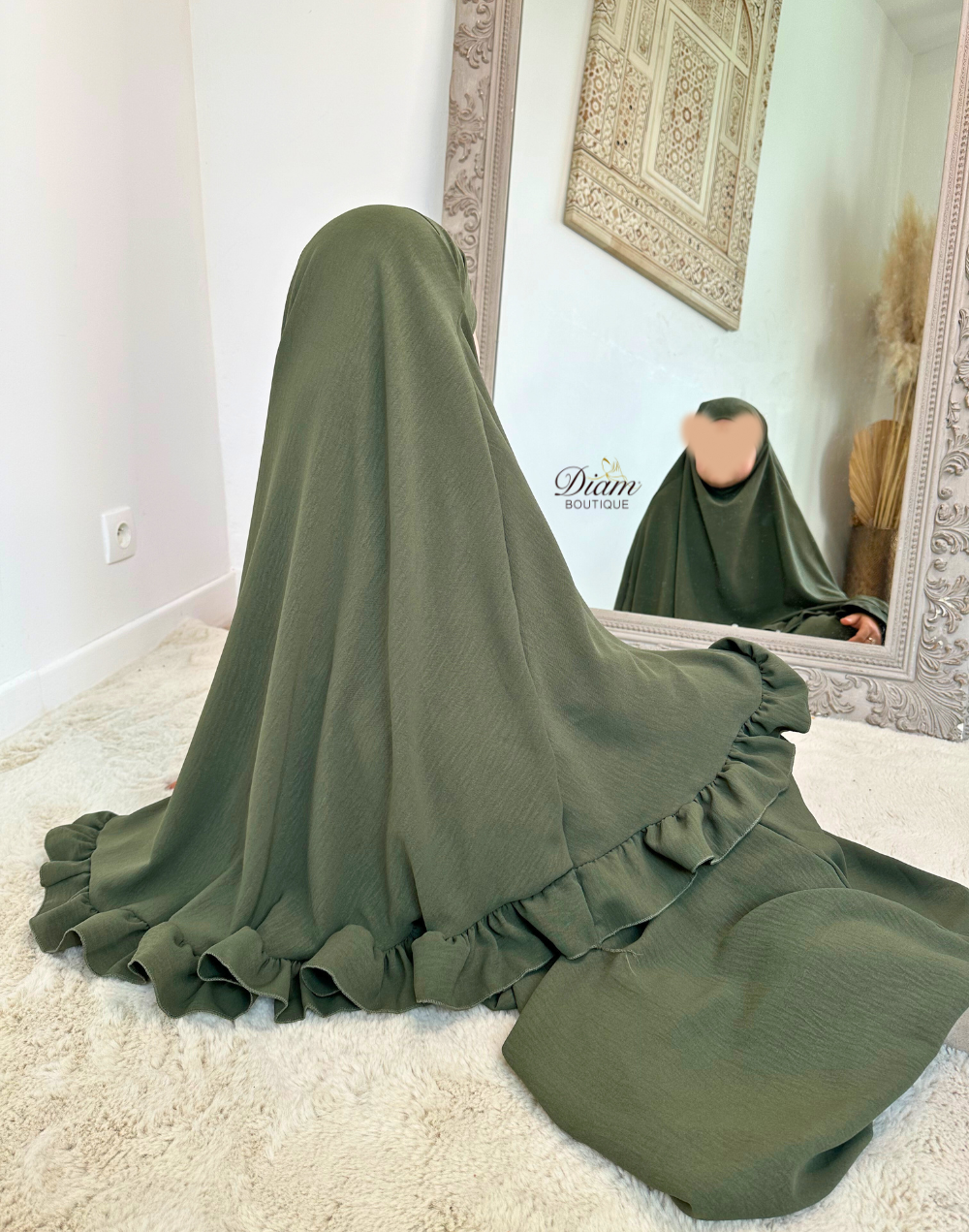ABAYA ENFANT & KHIMAR À FROUFROU