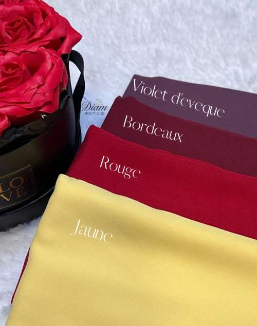 Hijab Châle Crêpe Luxe ( mousseline opaque)