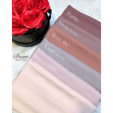 Hijab Châle Crêpe Luxe ( mousseline opaque)