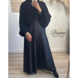 JUPE SATIN ZIP