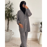 ENSEMBLE GILET + PANTALON LAINE