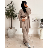 ENSEMBLE GILET + PANTALON LAINE