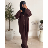 ENSEMBLE GILET + PANTALON LAINE