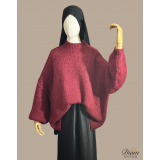 PULL MOHAIR OVERSIZE GRIS CLAIR