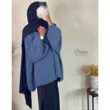 PULL MOHAIR OVERSIZE GRIS CLAIR