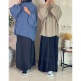 PULL MOHAIR OVERSIZE GRIS CLAIR