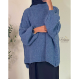 PULL MOHAIR OVERSIZE GRIS CLAIR