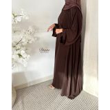 Abaya Kimono avec sous abaya et ceinture