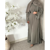 Abaya Kimono avec sous abaya et ceinture