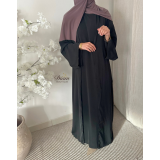 Abaya Kimono avec sous abaya et ceinture