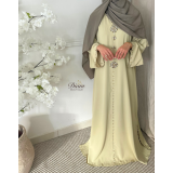 Abaya style caftan femme – Fluide et élégante pour soirées et occasions habillées