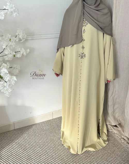 Abaya style caftan femme – Fluide et élégante pour soirées et occasions habillées