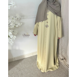 Abaya style caftan femme – Fluide et élégante pour soirées et occasions habillées