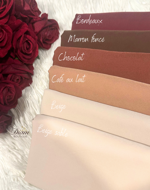 Hijab Jersey Air Plume – Hijab léger, fluide et 100 % opaque femme