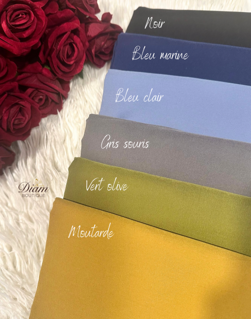 Hijab Jersey Air Plume – Hijab léger, fluide et 100 % opaque femme