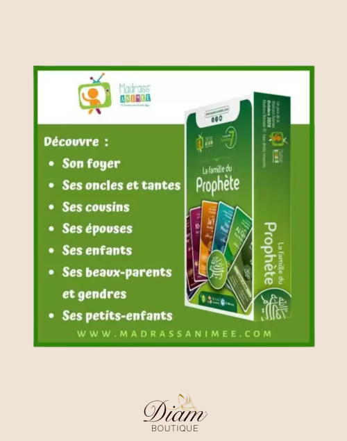 JEU DE 7 FAMILLES SUR LA FAMILLE DU PROPHÈTE