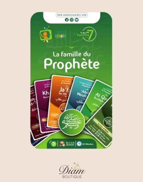 JEU DE 7 FAMILLES SUR LA FAMILLE DU PROPHÈTE