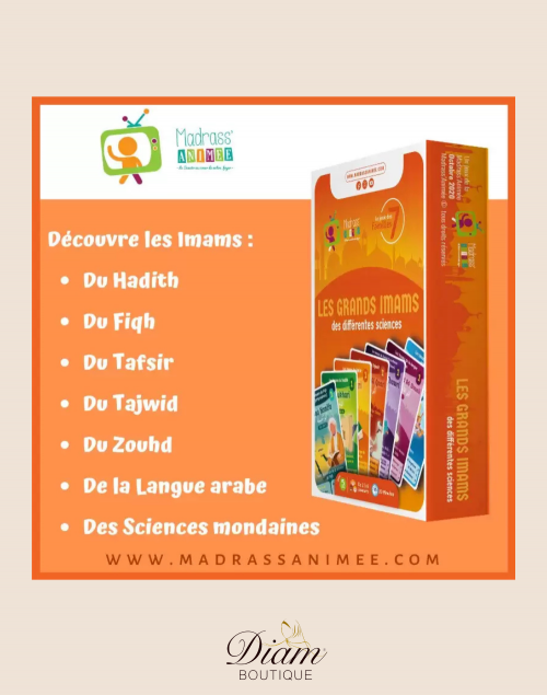 JEU DE 7 FAMILLES LES GRANDS IMAMS DES DIFFÉRENTES SCIENCES
