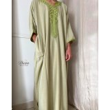 Gandoura fabriquée au Maroc – Élégante et Traditionnelle