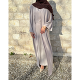 Ensemble Sous Abaya Drapée & Kimono Oversize