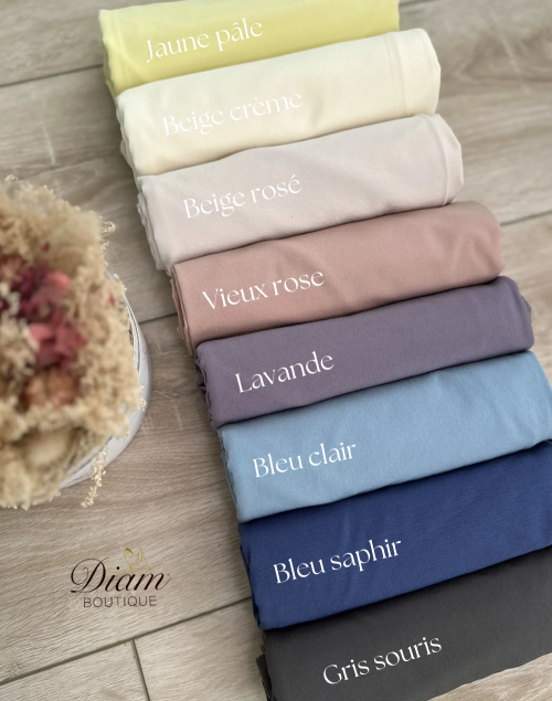 Hijab Jersey Air Plume – Hijab léger, fluide et 100 % opaque femme