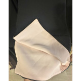 Abaya Crêpe Noir Bi-Color – Manches Fente