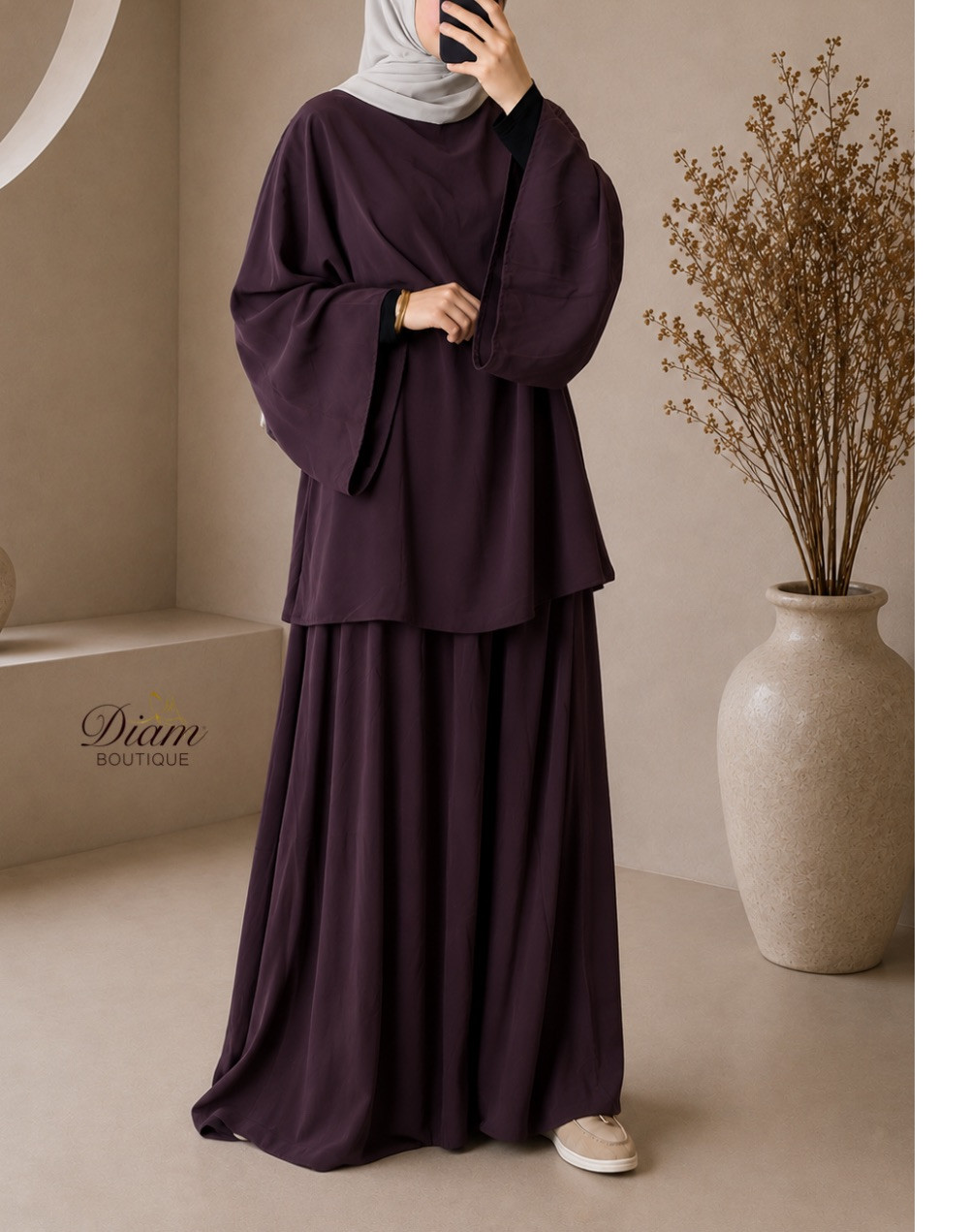 ENSEMBLE JUPE PRUNE
