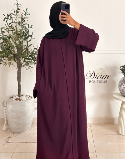 ABAYA CREPE (+couleurs)