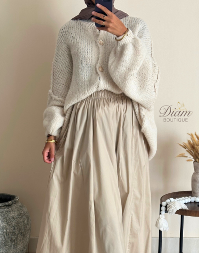 GILET MOHAIR OVERSIZE